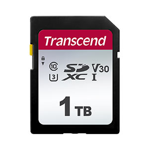SDカード（1TB・SDXCカード・Transcend ・Class10・UHS-I・U3・V30）TS1TSDC300S