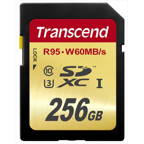 Transcend 256GB SDXCカード Class10 UHS-I U3対応 TS256GSDU3