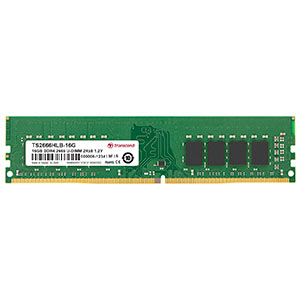 デスクトップ用メモリ(Transcend・16GB・DDR4-2666・PC4-21300・U-DIMM・TS2666HLB-16G)