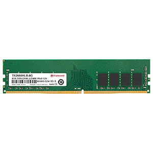デスクトップ用メモリ(Transcend・8GB・DDR4-2666・PC4-21300・U-DIMM・TS2666HLB-8G)