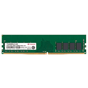 デスクトップ用メモリ(Transcend・4GB・DDR4-2666・PC4-21300・U-DIMM・TS2666HLH-4G)