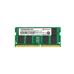 ノートPC用メモリ(Transcend・16GB・DDR4-2666・PC4-21300・SO-DIMM・TS2666HSB-16G)