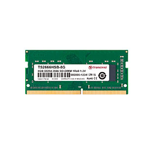 ノートPC用メモリ(Transcend ・8GB・DDR4-2666・PC4-21300・SO-DIMM・TS2666HSB-8G)