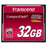 コンパクトフラッシュ 32GB 800倍速 信頼のトランセンド製 ハイスピード コンパクトフラッシュカード パフォーマンスを重視した写真撮影にオススメ。 
