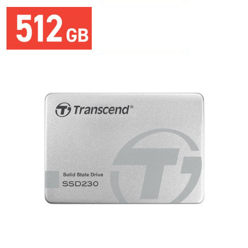 Transcend 512GB 2.5インチ SATAIII SSD TS512GSSD230S