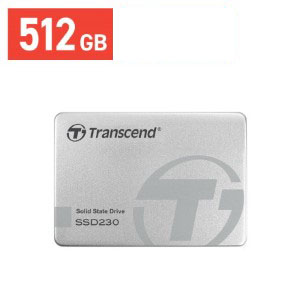 Transcend 512GB 2.5インチ SATAIII SSD TS512GSSD230S