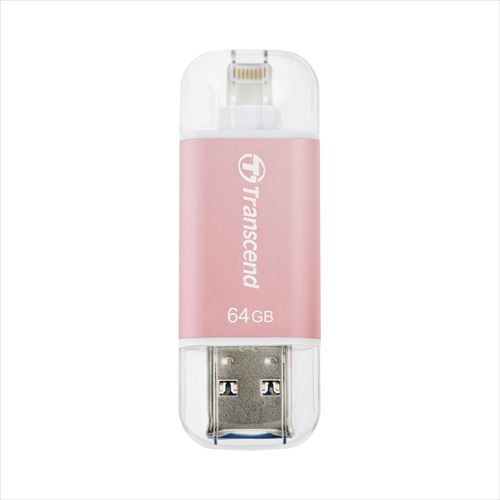 Transcend Lightning・USBメモリ 64GB JetDrive Go 300 USB3.1Gen1(USB3.0)対応 TS64GJDG300R