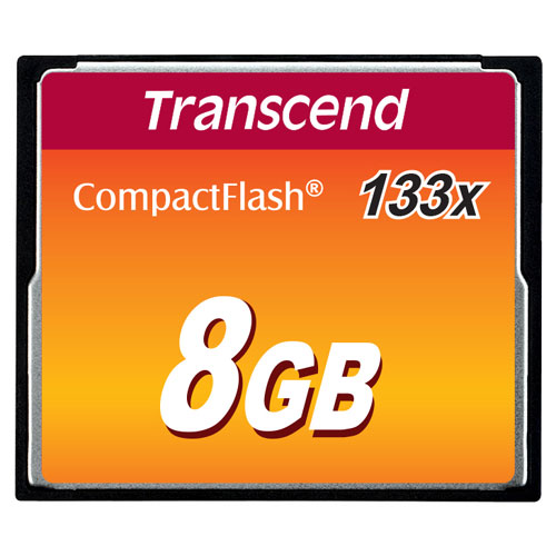 コンパクトフラッシュカード(8GB・133倍速) TS8GCF133 Transcend