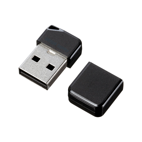 USBメモリ(4GB)USB2.0 超小型タイプ(ブラック)