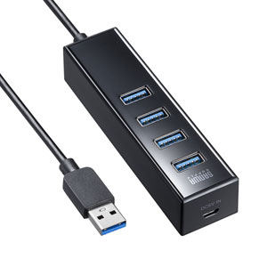 USBハブ（マグネット・4ポート・サンワサプライ） USB-3H405BKN 