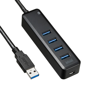 USB3.0 4ポートハブ(磁石付) USB-3H405BK サンワサプライ