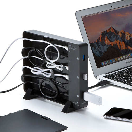 ケーブル収納box付き7ポートusb3 0ハブ Usb 3h705bk サンワサプライ Usb 3h705bk 激安通販のイーサプライ ケーブル収納box付き7ポートusb3 0ハブ Usb 3h705bk サンワサプライ Usb 3h705bk 激安通販のイーサプライ