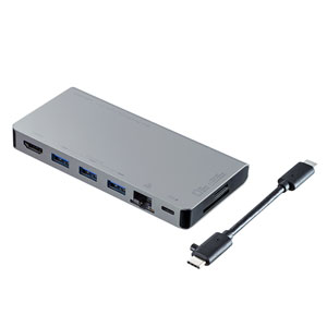 USB Type-C ドッキングハブ(HDMI・LANポート・SDカードリーダー付き)