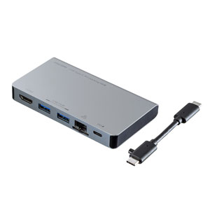 USB Type-C ドッキングハブ(HDMI・LANポート付き)