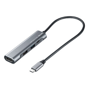 ドッキングステーション（タイプC・HDMI・充電対応） USB-3TCH37GM サンワサプライ