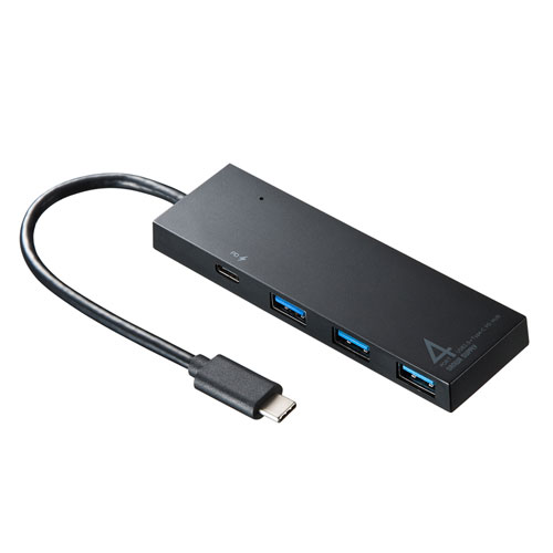 USB Type Cハブ(3ポート・ブラック)