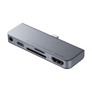 iPad Pro専用ドッキングハブ(HDMI・Type-C・3.5mmプラグ・カードリーダー・microSD・PD対応)