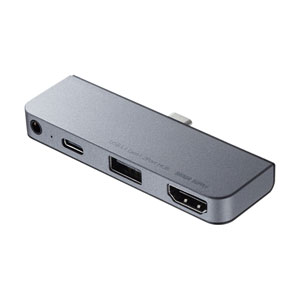 ドッキングハブ(iPad Pro専用・USB・HDMI・Type-C・PD60W・3.5mmプラグ・セルフパワー対応・バスパワー対応)