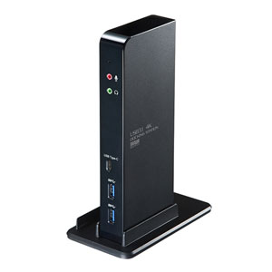 ドッキングステーション(タイプCハブ・USBハブ・ＨＤＭＩ出力・4K対応・２画面出力・LAN) USB-CVDK4 サンワサプライ