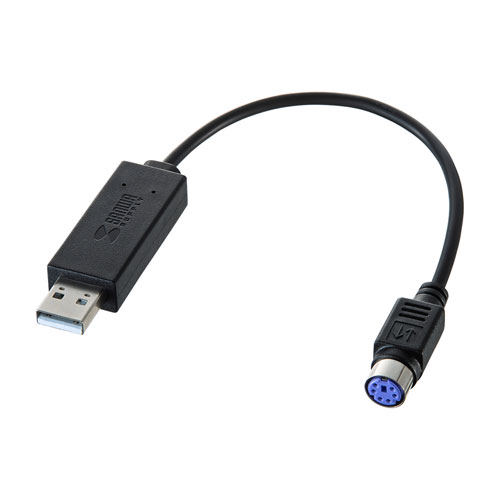 Usb Ps 2変換コンバータ 1ポート ドライバ不要 ブラック Usb Cvps5 激安通販のイーサプライ