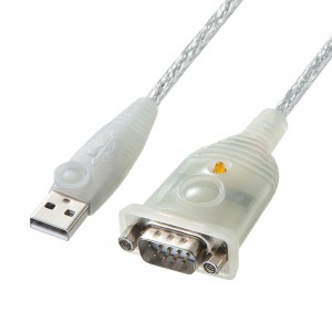 USB RS232C変換ケーブル（Windows11・Windows10・ドライバ・0.3m・D-sub9pin・おすすめ） USB-CVRS9HN サンワサプライ