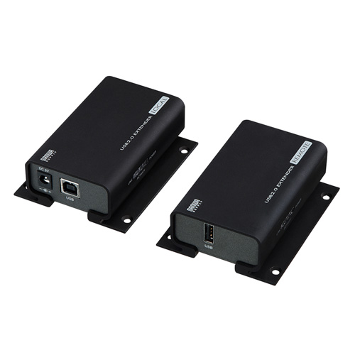 USB延長器(エクステンダー・USB2.0・セルフパワー・ケーブル・LAN・最大100m) USB-EXSET1 サンワサプライ