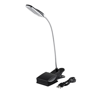 LEDライト(高輝度・クリップ式・USB電源・明るさ調整)