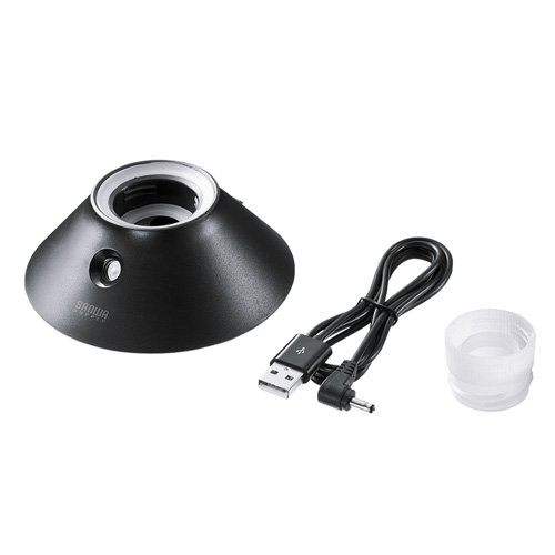 USB加湿器(ペットボトル差し込みタイプ・ブラック) USB-TOY92BK サンワサプライ