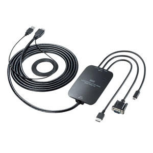 HDMI変換コンバータ(type-C・VGA・HDMI・4K対応・USB給電・ドライバ不要)