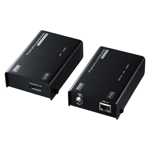 モニター延長器 DisplayPort(エクステンダー・LAN・音声・最大70m)VGA-EXDP サンワサプライ
