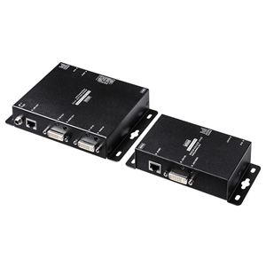 モニター延長器 DVI(エクステンダー・フルHD・LAN・PoE・最大100m)VGA-EXDVPOE サンワサプライ