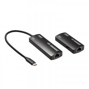 HDMI エクステンダー LAN 変換 延長器 4分配 最大70m 高画質 4K