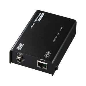 HDMIモニター延長器 受信機(エクステンダー・フルHD・4K)VGA-EXHDLTR サンワサプライ
