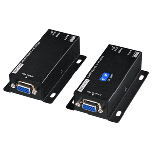 モニター延長器 VGA(アナログディスプレイ・80m・電源不要・エクステンダー)VGA-EXSET3 サンワサプライ