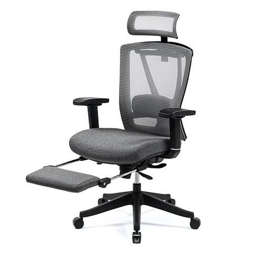 メッシュチェア オットマン付き（足置き）