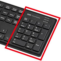 スタンダード（テンキーあり）